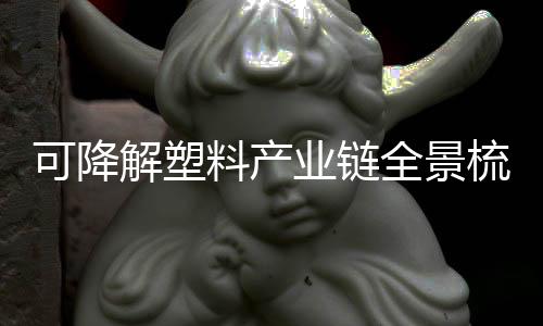 可降解塑料产业链全景梳理:PBAT是可降解材料的主要发展方向